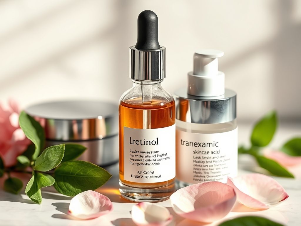 Retinol i kwas traneksamowy: czy można łączyć i jak uniknąć podrażnień
